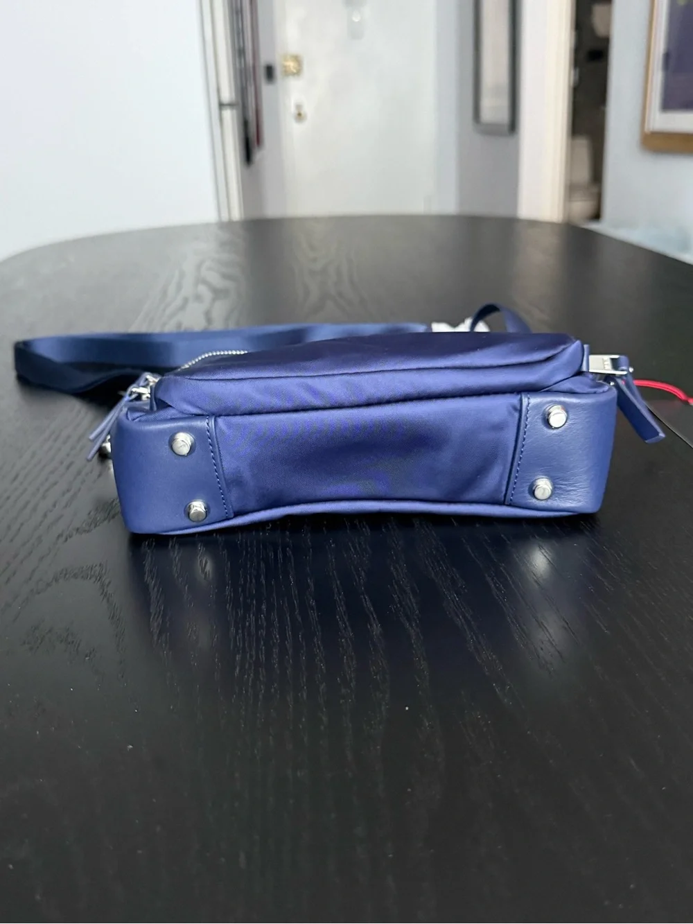 Tumi Tamy Navy Blue Nylon Crossbody Messenger Bag